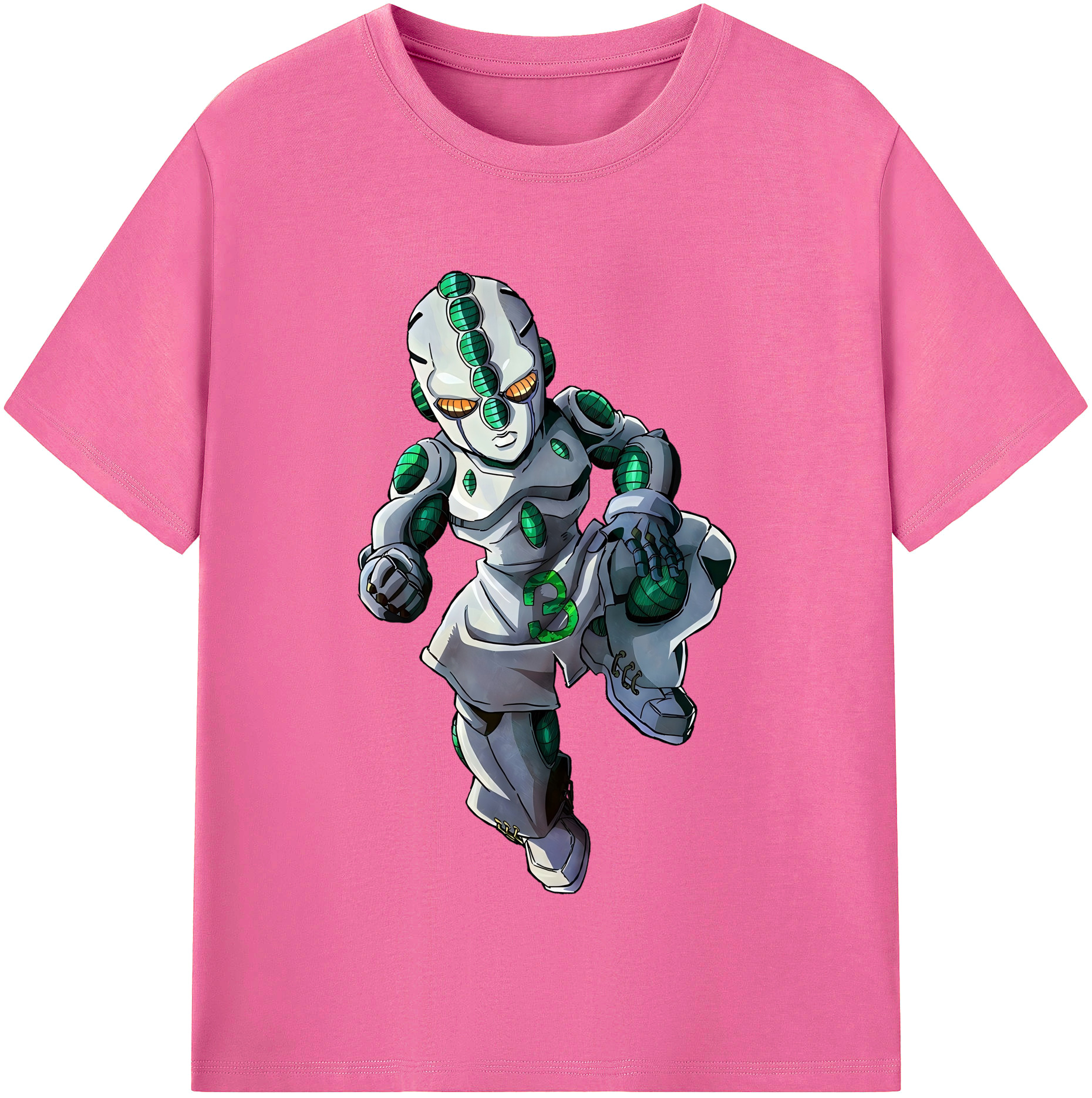 （画像用） ジョジョの奇妙な冒険 広瀨康一 JoJo's Bizarre Adventure Hirose Koichi レディースカジュアルプリントTシャツ（綿100％）